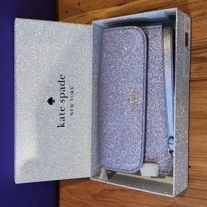 Kate spade medium flap phone wristlet